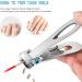 FVION Nail Clippers for Thick Nails 16mm Wide Jaw Opening Fingernail Toenail Cutter with File Manicure Set Large Nail Clippers Set for Men and Women Silver - Buy Online on GoSupps.com