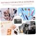 NOLITOY Makeup Brush Bag - Miss Cloth Toolbox in Major Grey (23x10cm) | International Shipping Available - Buy Online on GoSupps.com