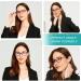 Eyeurl 2-Pack Anti-Blue Reading Glasses for Men & Women - Comfortable Vintage Style with Spring Hinges | Red & Purple 1.0X - Ideal for Computer Use - Buy Online on GoSupps.com