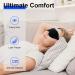 Adjustable Soft Blue Dailan Sleep Mask for Men and Women | Light Blocking Eye Mask for Travel, Sleeping, and Shift Work | Includes Travel Pouch - Buy Online on GoSupps.com