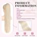 REECHO 28 Long Straight Drawstring Ponytail Extension - Light Blonde Synthetic Hairpiece for Women - Buy Online on GoSupps.com