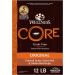 Wellness CORE Grain-Free High-Protein Dry Dog Food, Natural Ingredients, Made in USA with Real Meat, All Breeds, for Adult Dogs (Lamb, Ocean, Turkey, Reduced Fat, and Wild Game Recipes) Original Turkey 12 lbs