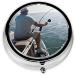 Fishing Rod Mini Round Pill Box | 3 Compartment Pill Organizer | Travel Medicine Case | Portable Pill Box for Home & Office - Buy Online on GoSupps.com