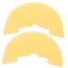 Gatuida 1 Pair Anti-Slip Stickers for Soles Shoes Cover Bottoms Shoes Heel Protector Noise Reduction Sneaker Pads Sneakers Sole Protector Plantar Brace Self TPR Shoe Clip Sports