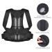 Posture Corrector for Men Kids Double-Layer Breathable-Adjustable Waist Support Lumbar Belt Back Straightener for Upper Back Pain Relief Black XXX - Buy Online on GoSupps.com