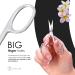 FABCARE Curved Nail Scissors with Pouch & E-Book - Sharp Cuticle Scissors for Fingernails & Toenails - Stainless Steel Manicure Scissors with Micro-Serrations - Buy Online on GoSupps.com