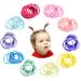 Hanyoushengvance Hair Ties  200 Pieces Elastic Hairbands Ponytail Holders Hair Tie  Multicolor 2mm Hair Bands No Crease Hair Elastics Small Ponytail Holders Hair