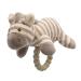 Mary Meyer Afrique Teether Baby Rattle - 5-Inch Zebra | Soft and Safe Toy for Soothing Teething Pain - Buy Online on GoSupps.com