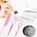 1000Pcs Clear Elastic Hair Rubber Bands with Hair Tools for Girls and Women - Soft, Small, and Stylish Hair Elastics Set - Buy Online on GoSupps.com