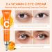 5 in 1 Vitamin C Eye Cream - Anti-Aging Reduces Dark Circles & Puffiness for All Skin Types - Rejuvenate Your Under Eyes & Bags - Buy Online on GoSupps.com