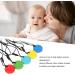 Buy Vestlife Silicone Toothing Toys for Babies - 5 Pieces Skull Pattern BPA-Free Dental Rings in 5 Colors - Buy Online on GoSupps.com