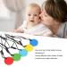 5-Pack Personalized Baby Kieletzeiten - Round Silicone Skull Pattern Tooth Toys in 5 Colors | Ideal for Babies 3-24 Months - Buy Online on GoSupps.com