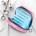 Menstruation Pad Bag with Zipper | Women's Napkin & Tampons Bag | Watercolor Design | Color 9 | Stylish & Functional Collective Bag for Girls - Buy Online on GoSupps.com