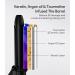 Dual Voltage Mini Curling Iron 3/4 Inch Barrel - Keratin & Argan Oil Infused Adjustable Temperature Travel Storage Bag - Perfect for International Travel - Buy Online on GoSupps.com