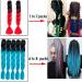 Ombre Jumbo Braiding Hair Extensions 24 Inch 1pc Jumbo Braid Two Tone Synthetic Hair Extension Black to Grey - Buy Online on GoSupps.com