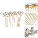 Angoily accessories hair comb bride hair clip Horse eye Fashion women's comb hairpin Crystal hair Diamond headgear girl hair side comb hair combs for women decorative - Buy Online on GoSupps.com