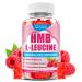 HMB and Leucine Gummies for Men & Women 3000mg Leucine HMB Amino Acids Supplement for Muscle Growth Muscle Relief and Workout Recovery Sugar-Free Raspberry Flavor 60 Count Raspberry 60 Count (Pack of 1)