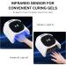 GlowPro Professional Hybrid 86W Wireless UV LED Nail Curing Lamp | Cordless Gel Nail Dryer for Manicure & Pedicure - White - Buy Online on GoSupps.com