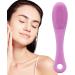 Facial Scrubber for Face | Handheld Finger Gentle Facial Scrubber | Space Saving Face Wash Brush for Travel Soft Face Cleansing Brush for Cleansing Shakven Rolan Purple - Buy Online on GoSupps.com