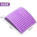 Vnklomes 2-in-1 Back & Neck Support - Lumbar Vertebrae Cushion for Pain Relief - Orthopedic Stretcher (Violet) - Buy Online on GoSupps.com
