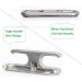 6 inch 2pcs Thorn Boat Folding Cleat with Eagle Handle, Stainless Steel - Set of 2 - Buy Online on GoSupps.com