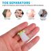Pedicure Toe Separators - 24x Daisy Flower Shaped Gel Toe Spacers for Nail Salon & Art - Buy Online on GoSupps.com