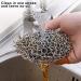 Buy Meeqiao Cast Iron Cleaner - Stainless Steel Chain Scrubber for Pans & Dutch Ovens | 10x10cm International Shipping - Buy Online on GoSupps.com