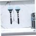 Outanaya 2-Piece Razor Holder - Wall-Mounted Shaver Organizer Rack with Suction Cup for Bathroom - Buy Online on GoSupps.com