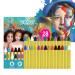 URAQT Face Paint Crayons 28 Colors Face Body Crayons Non-toxic Safety Body Painting Kit for Kids Easter Halloween Makeup Christmas Party or Cosplay