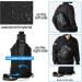 SEAFEW Anti Theft Sling Crossbody Backpack - Lightweight Men's Shoulder Bag with USB Charger Port - Buy Online on GoSupps.com