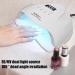 Nail Lamp ABS Uv Nail Lamp 120W Po wer Led Nail Lamp With 36 LED Beads Automatic Po wer Off Gel Uv Lamp With 4 Timing Options Nail Gel Lamp For Manicures And Pedicures - Buy Online on GoSupps.com