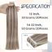 RUNATURE Blonde Highlight Grey Tape in Hair Extensions 22 Inch - 50g, 1-Tape #19AP60 - Buy Online on GoSupps.com