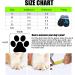 Waterproof Dog Shoes for Small & Medium Dogs - 4 Piece Set with Reflective Straps & Anti-Slip Sole - Winter Paw Protectors in Blue - Buy Online on GoSupps.com