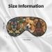 Corgi Floral Spring Garden Double-Sided Eye Mask | Soft & Light Blocking for Enhanced Sleep Quality - Shop Now - Buy Online on GoSupps.com