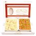 Ghasitaram Gifts Indian Sweets - Diwali Gifts Diwali Sweet - Besan Barfi and Soan Papdi Hamper