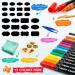 Tebik Liquid Chalk Marker Set - 15 Bright Colors, Erasable Paint Pens with Labels, Stickers, Cloth, Tweezer & Tips - Ideal for Chalkboards, Bistro Boards, Glass - Buy Online on GoSupps.com