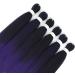 Pre-stretched Braiding Hair 26 inch 6 Packs Professional Kanekalon Synthetic Fiber Crochet EZ Braids Yaki Texture Braiding Hair Extensions (1B/purple) 26 Inch (Pack of 6) T1B/Purple - Buy Online on GoSupps.com