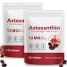 SDJUFEI 2 Pack Astaxanthin Supplements 12mg Premium Astaxanthin Antioxidant Supplements with Antioxidant Activity Supports Eye Skin Immune Joint Internal Circulation