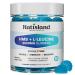 NATISLAND HMB and L-Leucine Gummies HMB and Leucine Amino Acid Supplements for Men & Women Muscle Mass & Strength Muscle Recovery & Health Sugar-Free Vegan Blueberry Flavor 60 Count
