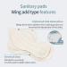 ECO FDA Registered Organic Reusable Cotton Menstrual Pad - Cherry Blossom Day Pad | 3 Pack - Buy Online on GoSupps.com