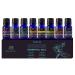 Radha Beauty Top 8 Essential Oils Gift Set Pure & Therapeutic Grade for Diffusers, Massage, Aromatherapy, Skin and Hair Care