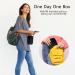 Weekly PU Leather Pill Organizer Case - AM PM Daily 2 Times a Day Vitamin Fish Oil Supplement & Medicine Holder (Black) - International Shipping Available - Buy Online on GoSupps.com