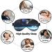 Space Planet Soft Eye Mask - Adjustable Sleep Aid for Comfort & Fatigue Relief - Full Eye Coverage for Better Sleep - International Shipping Available - Buy Online on GoSupps.com