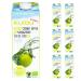 Kulau Organic Coconut Water Pure 1 liter 100% pure coconut water without sugar and additives pack of 12
