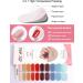 Kalolary 20PCS Nail Adhesive Wrap Nail Gel Polish Strips Full Wraps Nail Polish Stickers Cured Gel Nail Strips Self-Adhesive Gel Nail Wrap Stickers Decals(UV/LED Lamp Required) (Colorful 2) - Buy Online on GoSupps.com