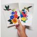 Watercolor Big Flower with Hummingbird Temporary Tattoo - 2 Large Sheets - Buy Online on GoSupps.com
