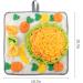Rabbit Foraging Mat with Fixing Handle - Interactive Snuffle Pad for Rabbits, Guinea Pigs, Ferrets - Machine Washable Polar Fleece Feeding Mat - Buy Online on GoSupps.com