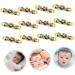 Toyvian Kids Forehead Stickers 80 Pcs - Baby Liquid Crystal Fever Indicator Strips - Toddler Temperature Sensing Stickers - Yellow/Brown - 7.5x2.5cm - Pack of 4 - Buy Online on GoSupps.com