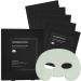 HommeFace Revitalizing Hydrogel Facial Mask Set for Men (5ct) - Hydrating  Anti-aging & Soothing Face Sheet Mask with Hyaluronic Acid  Vitamin B  C  E & Peptides  Beard-Friendly