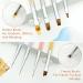 Double-Sided Nail Brush & Ombre Brush Set | 8 Heads Nail Art Brushes for Gel Polish & UV Nails - Lea-Shall 4PCs - Buy Online on GoSupps.com